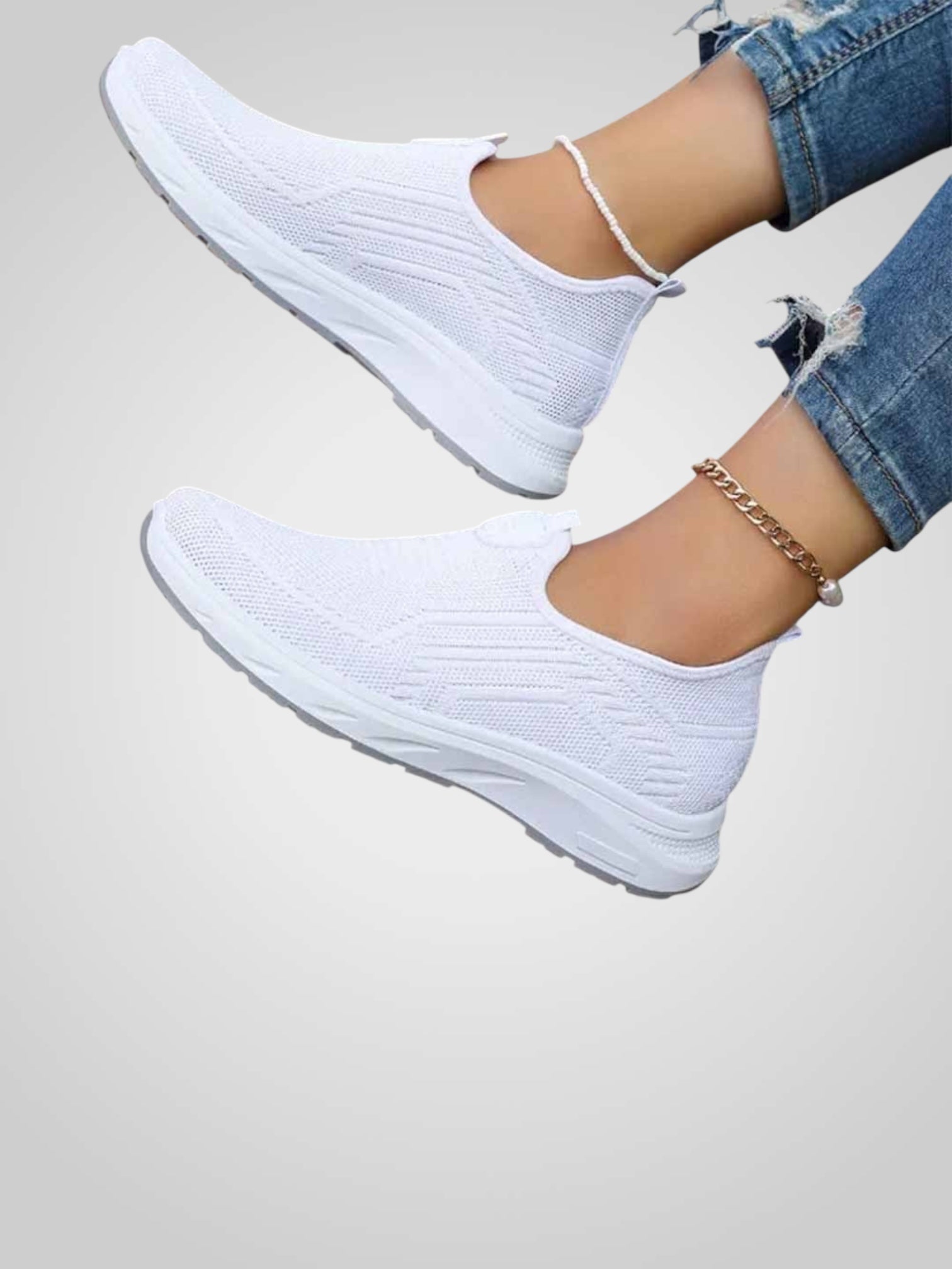 Fiona | Zapatillas deportivas sin cordones para mujer LuvaModa