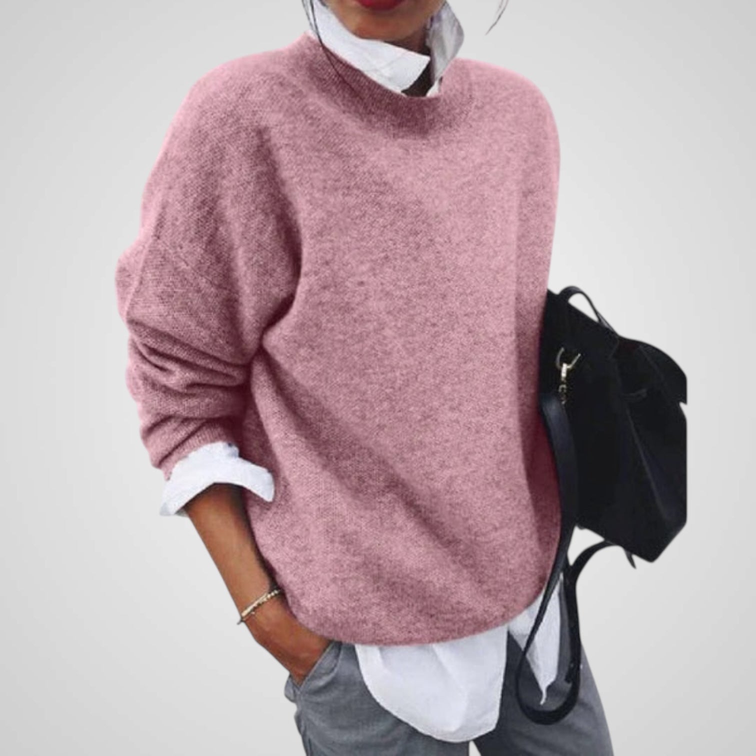 Cassi | Suéter informal de cachemira para mujer Luvamoda