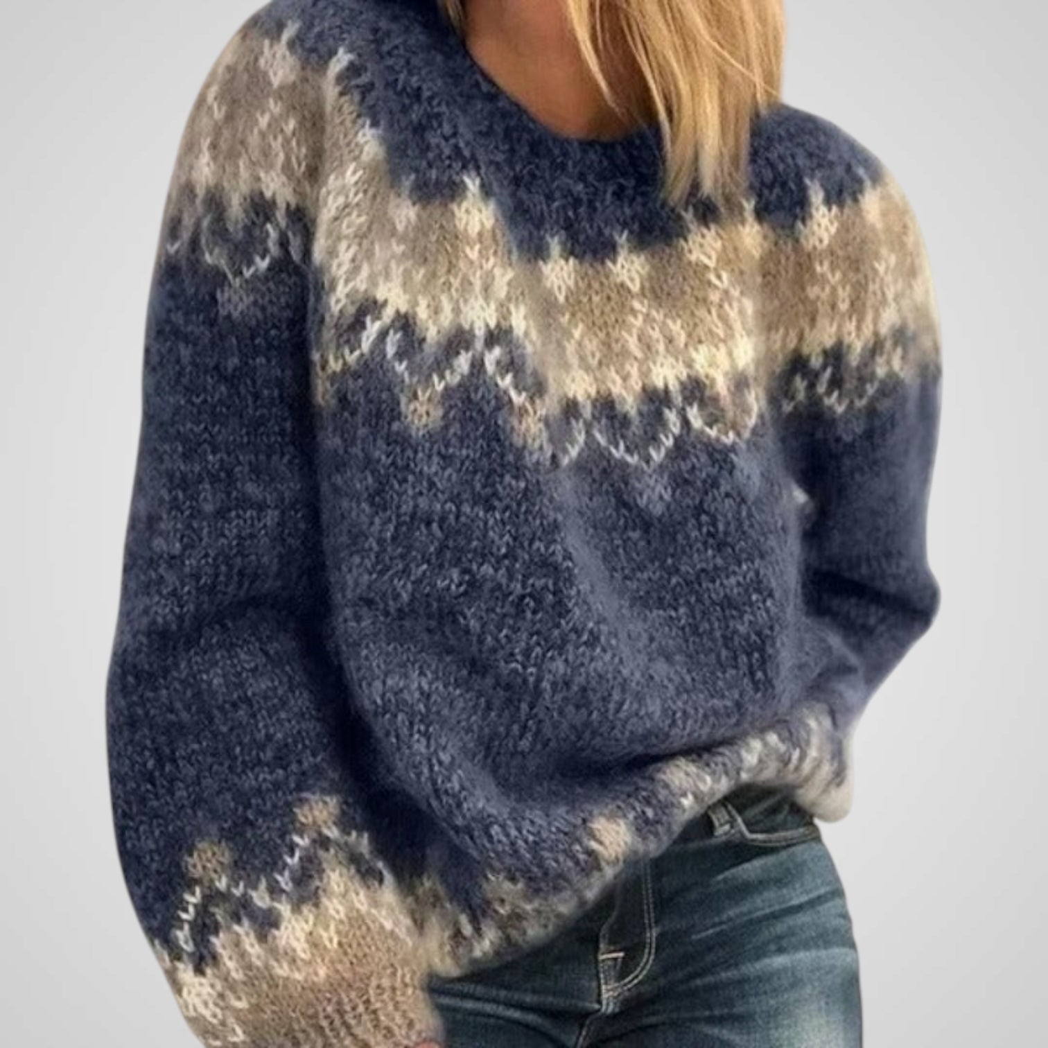 Naomi | Suéter elegante de cachemira de punto para mujer Luvamoda