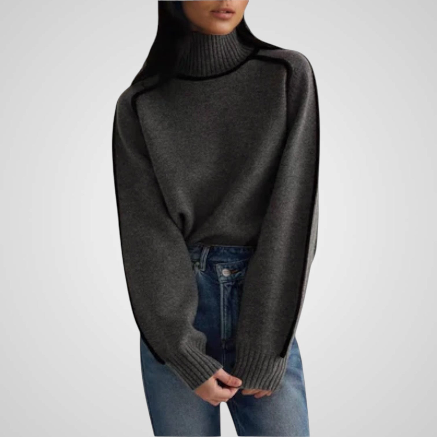 Dora | Suéter de cuello alto suave y elegante Luvamoda
