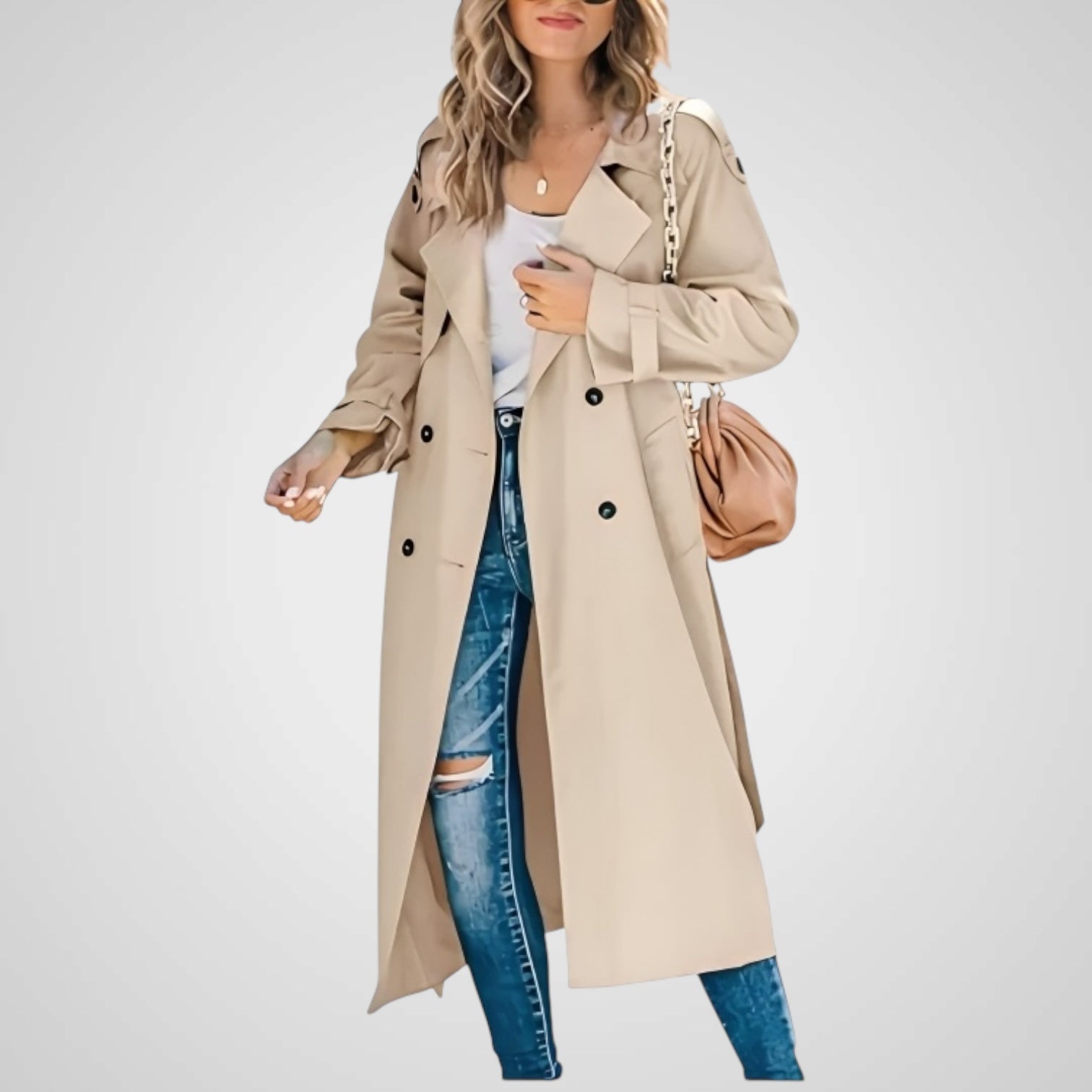 Poly | Gabardina para mujer Luvamoda
