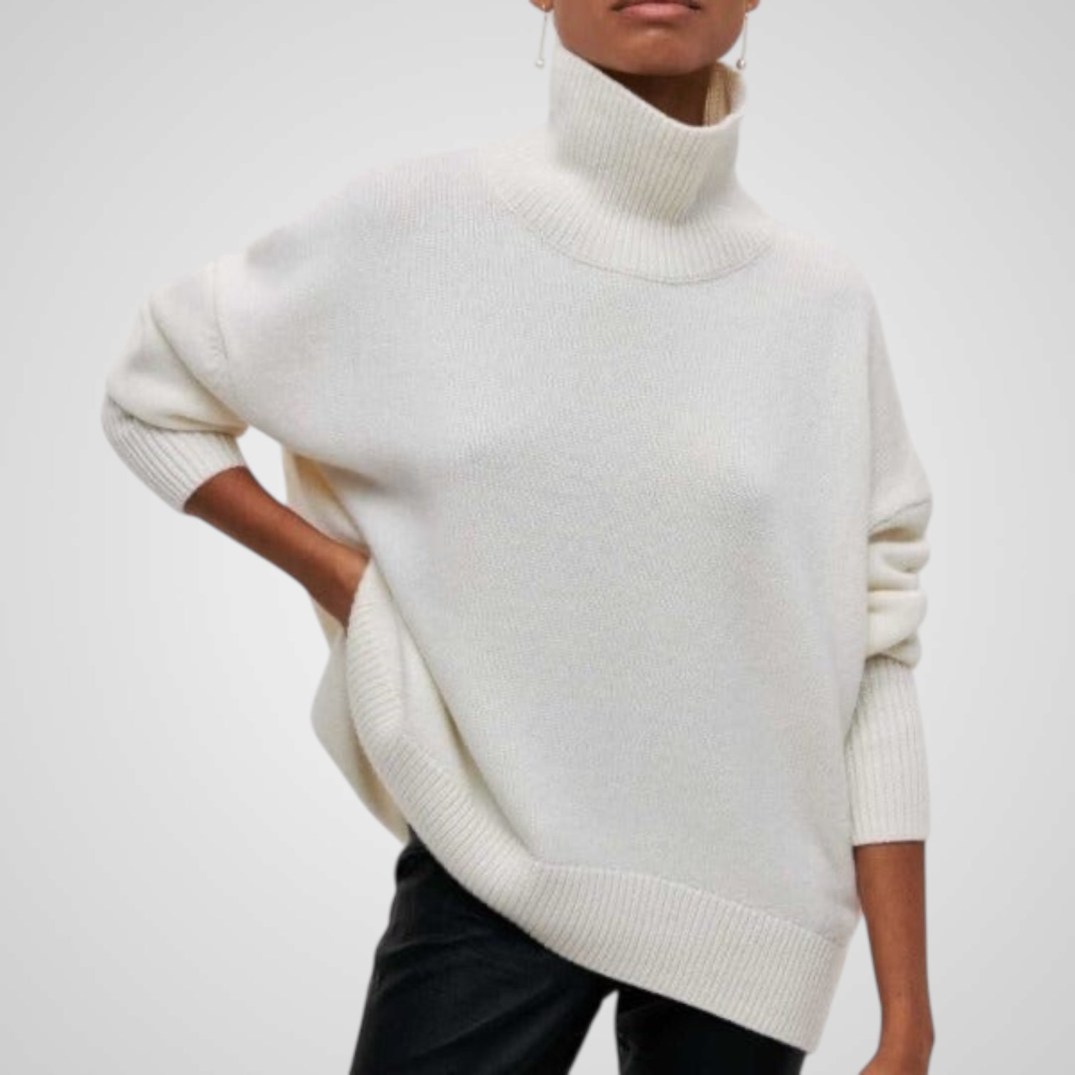 Nora | Suéter de cuello alto Luvamoda