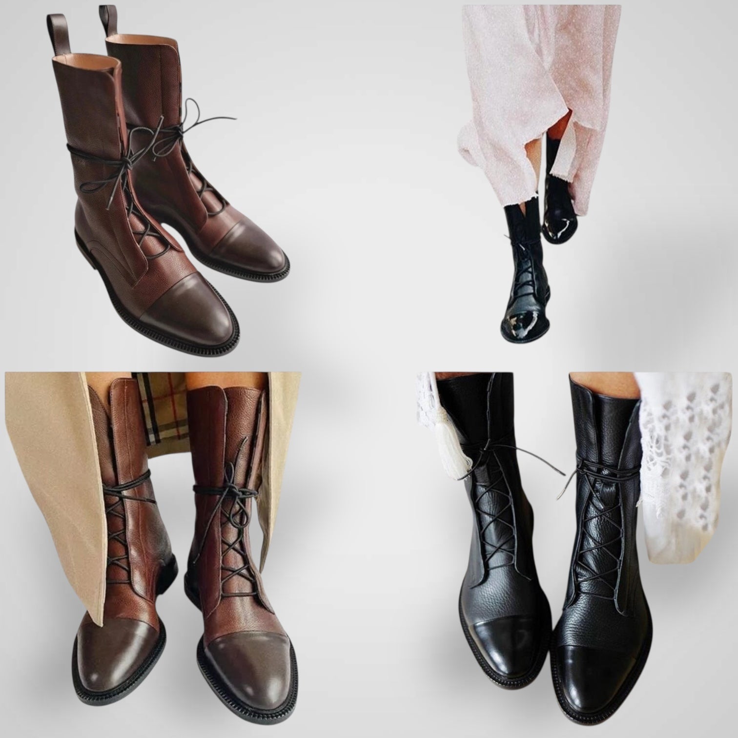 Viji | Botines elegantes de piel sin animales para mujer LuvaModa