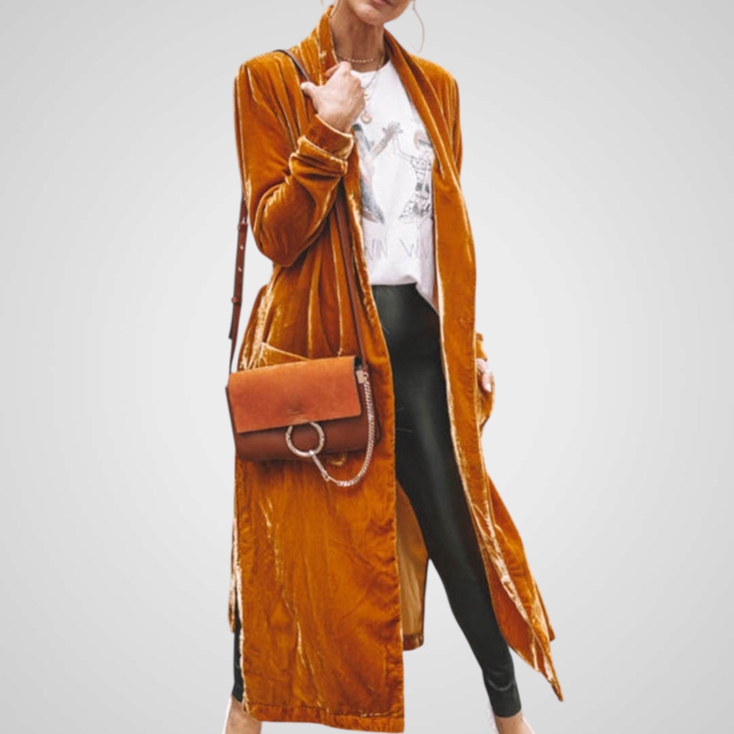 Amanda | Chaqueta larga para mujer Luvamoda