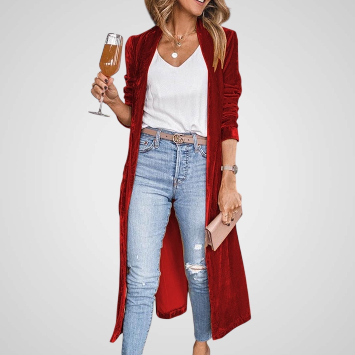 Amanda | Chaqueta larga para mujer Luvamoda