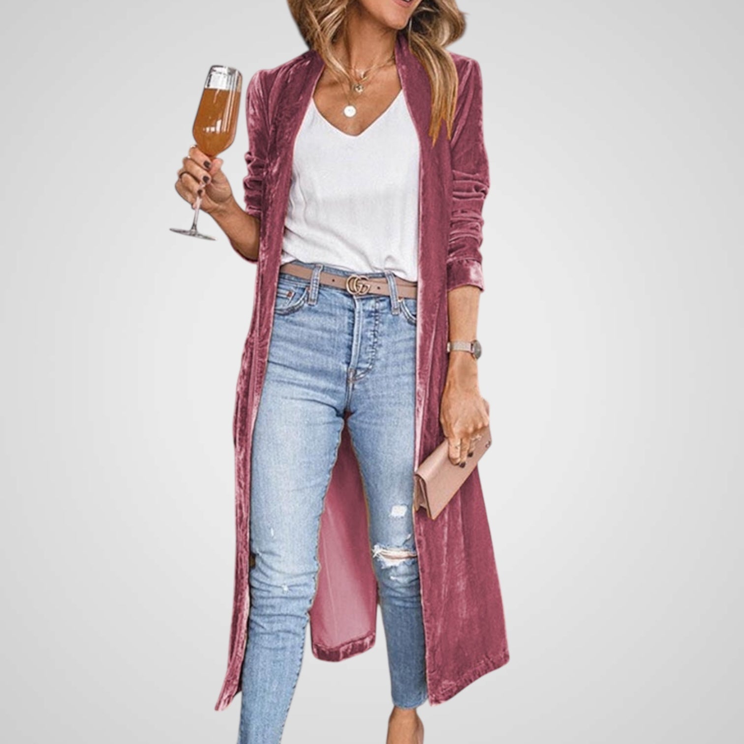 Amanda | Chaqueta larga para mujer Luvamoda