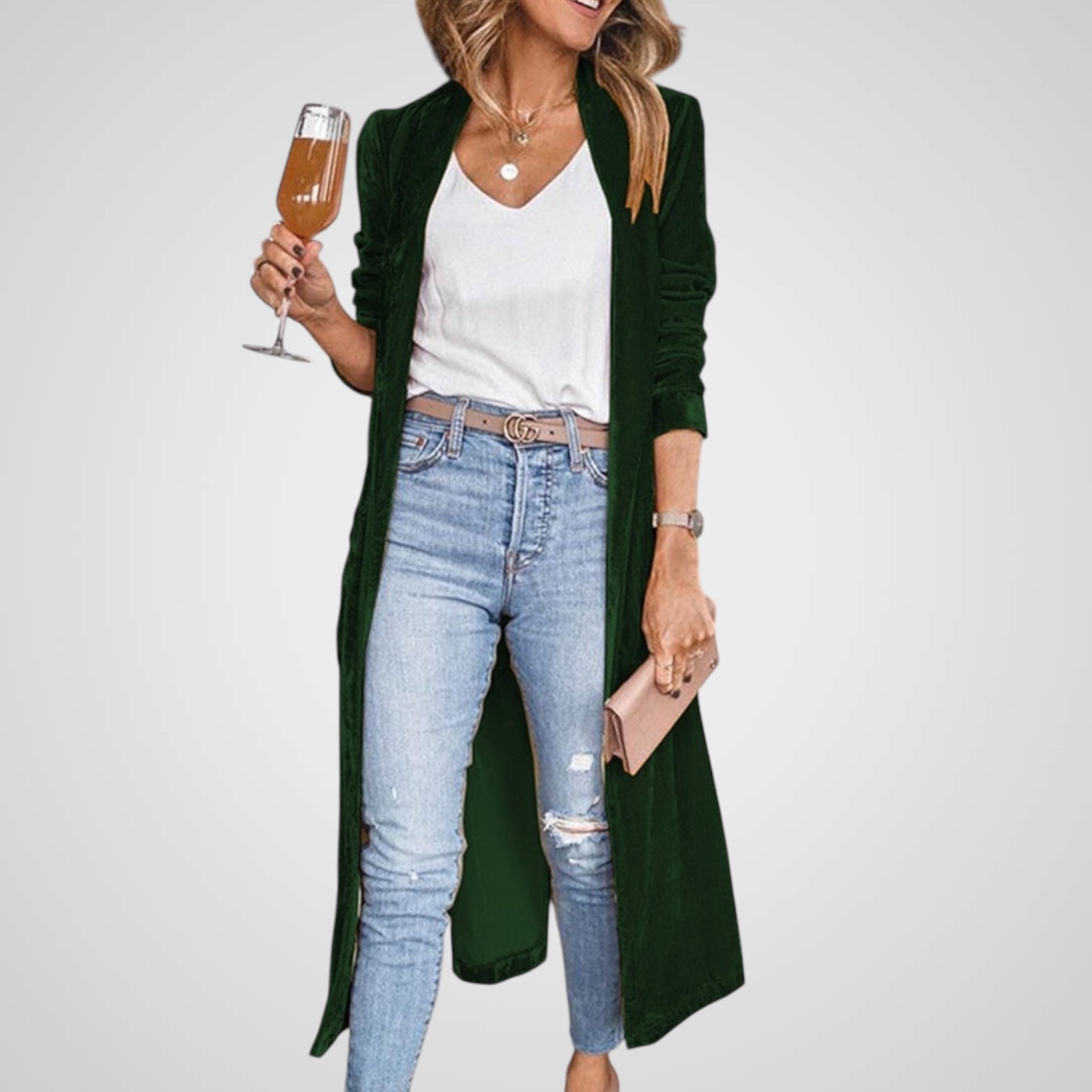 Amanda | Chaqueta larga para mujer Luvamoda