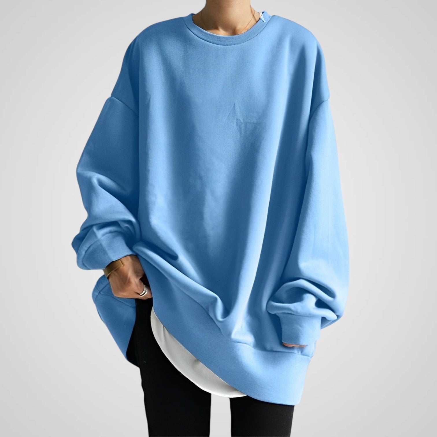Sudadera holgada elegante para mujer Luvamoda