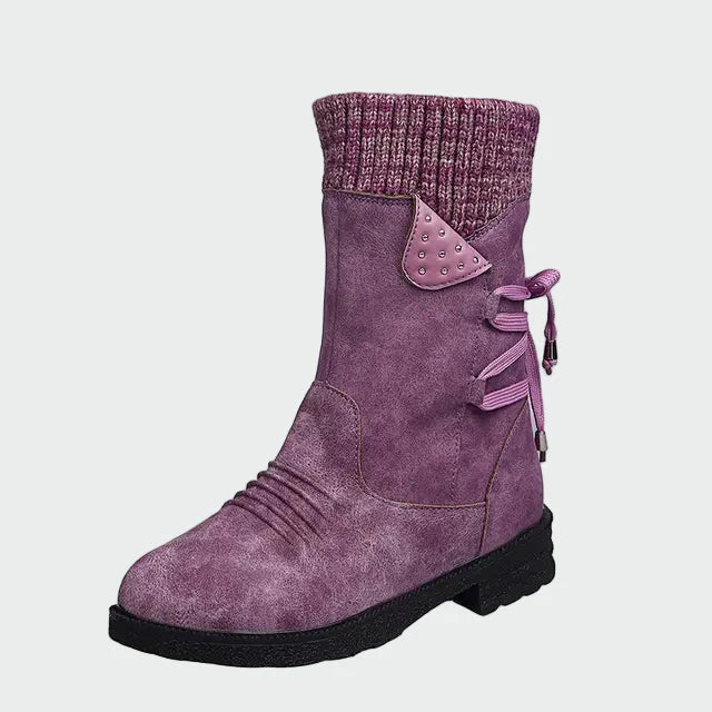 Botines de ante con estilo LuvaModa