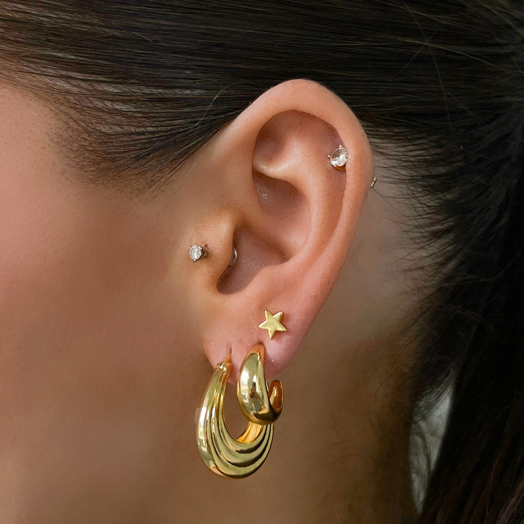 Pendientes de aro LuvaModa