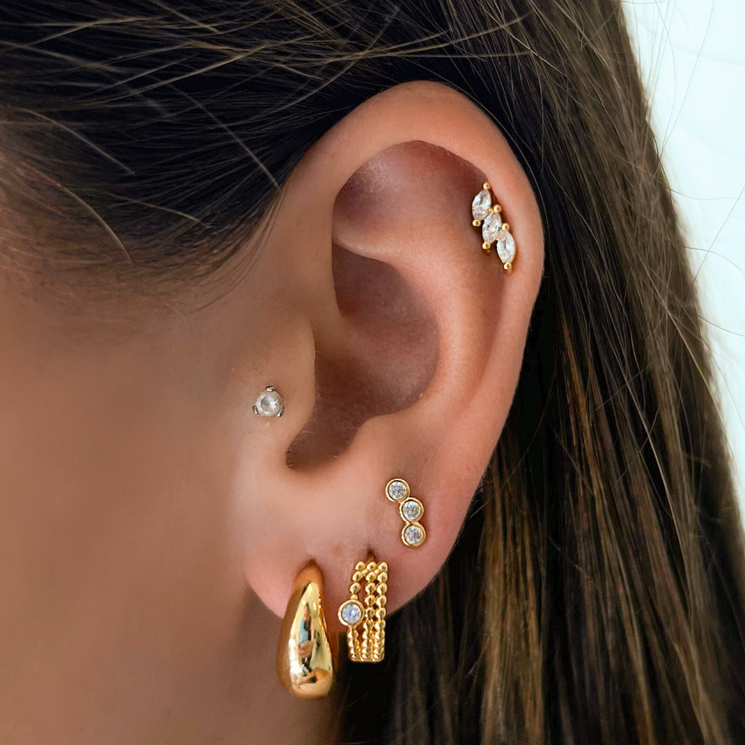 Pendientes de aro LuvaModa