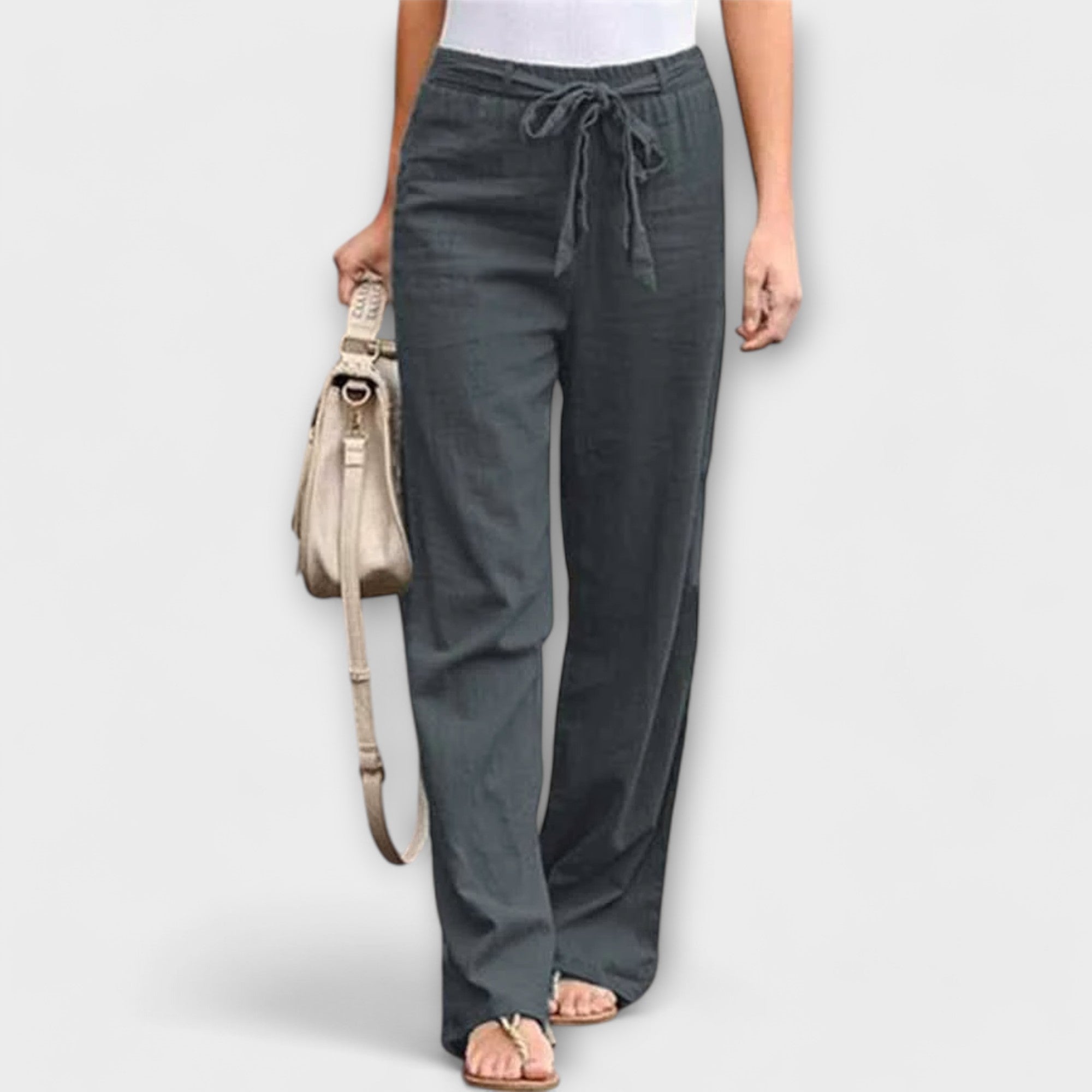 Loreen - Pantalones de lino ligero LuvaModa
