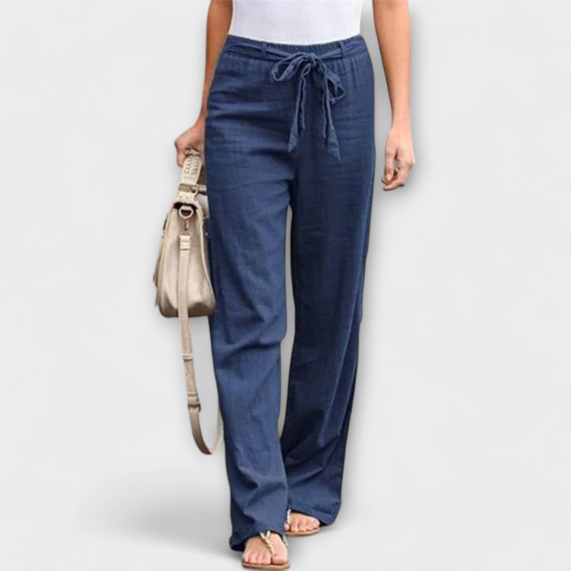 Loreen - Pantalones de lino ligero LuvaModa
