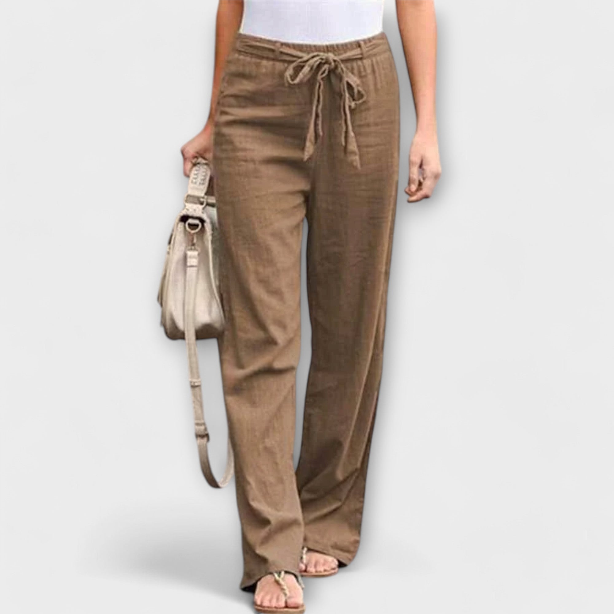 Loreen - Pantalones de lino ligero LuvaModa