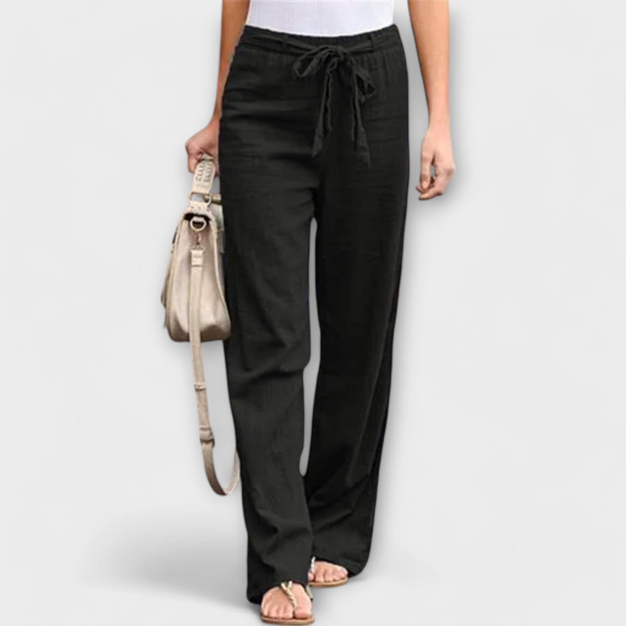 Loreen - Pantalones de lino ligero LuvaModa