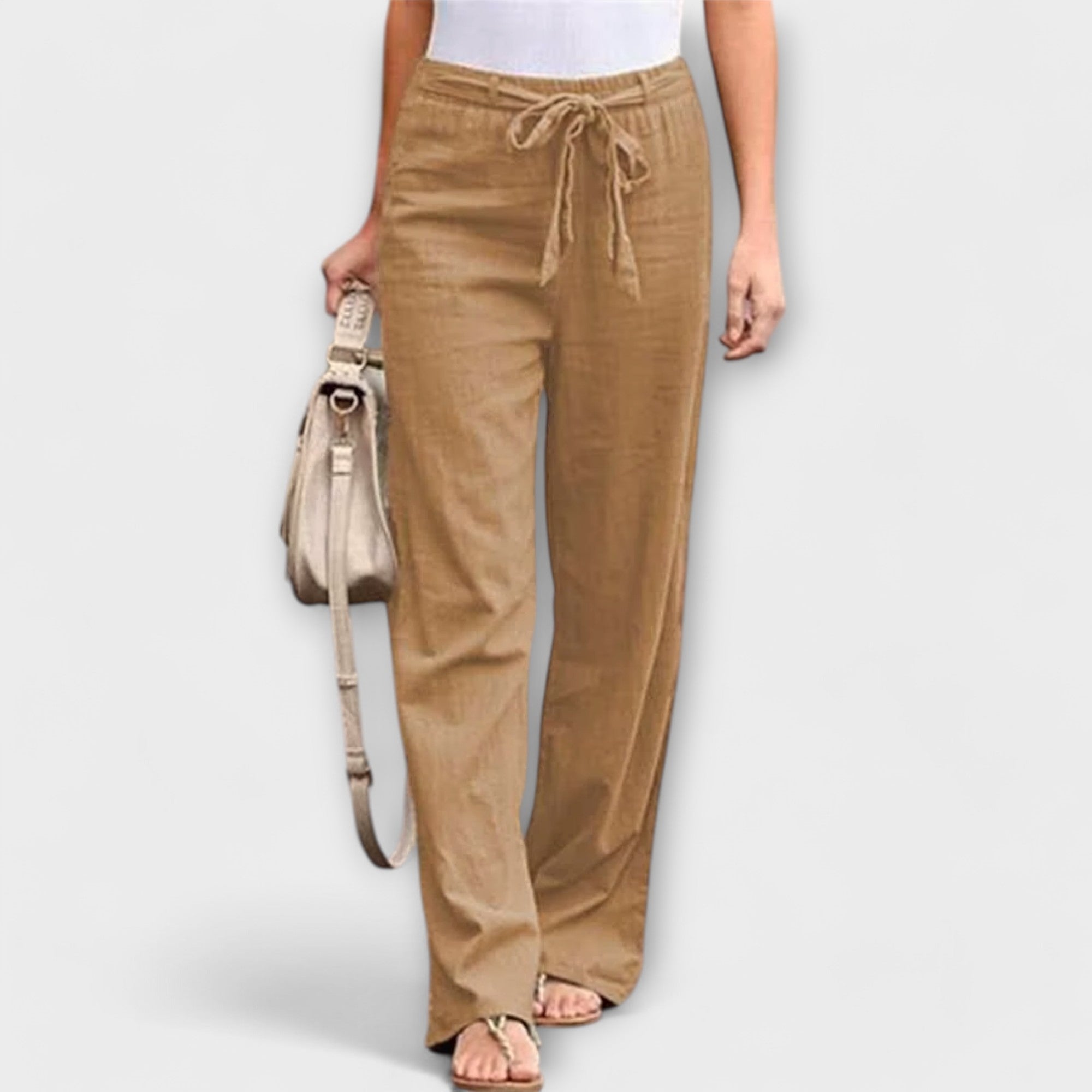 Loreen - Pantalones de lino ligero LuvaModa