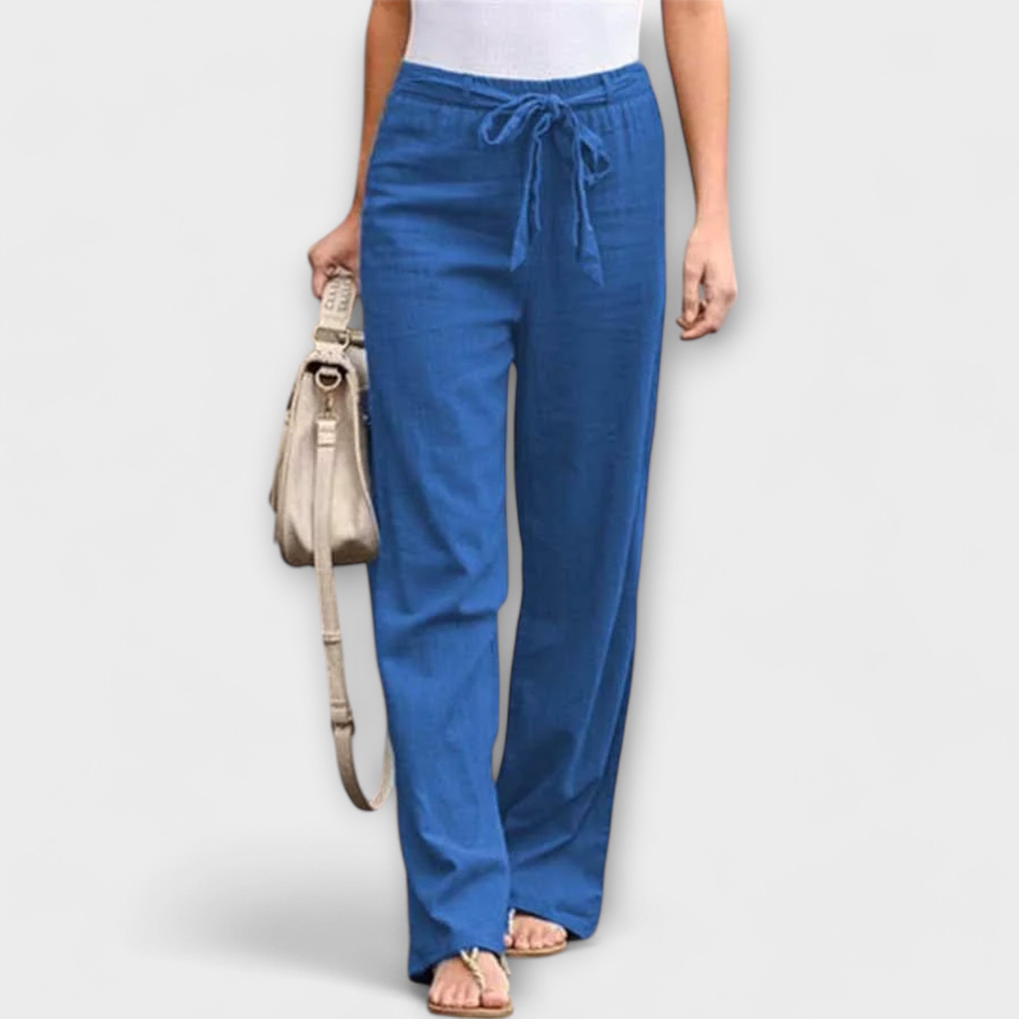 Loreen - Pantalones de lino ligero LuvaModa