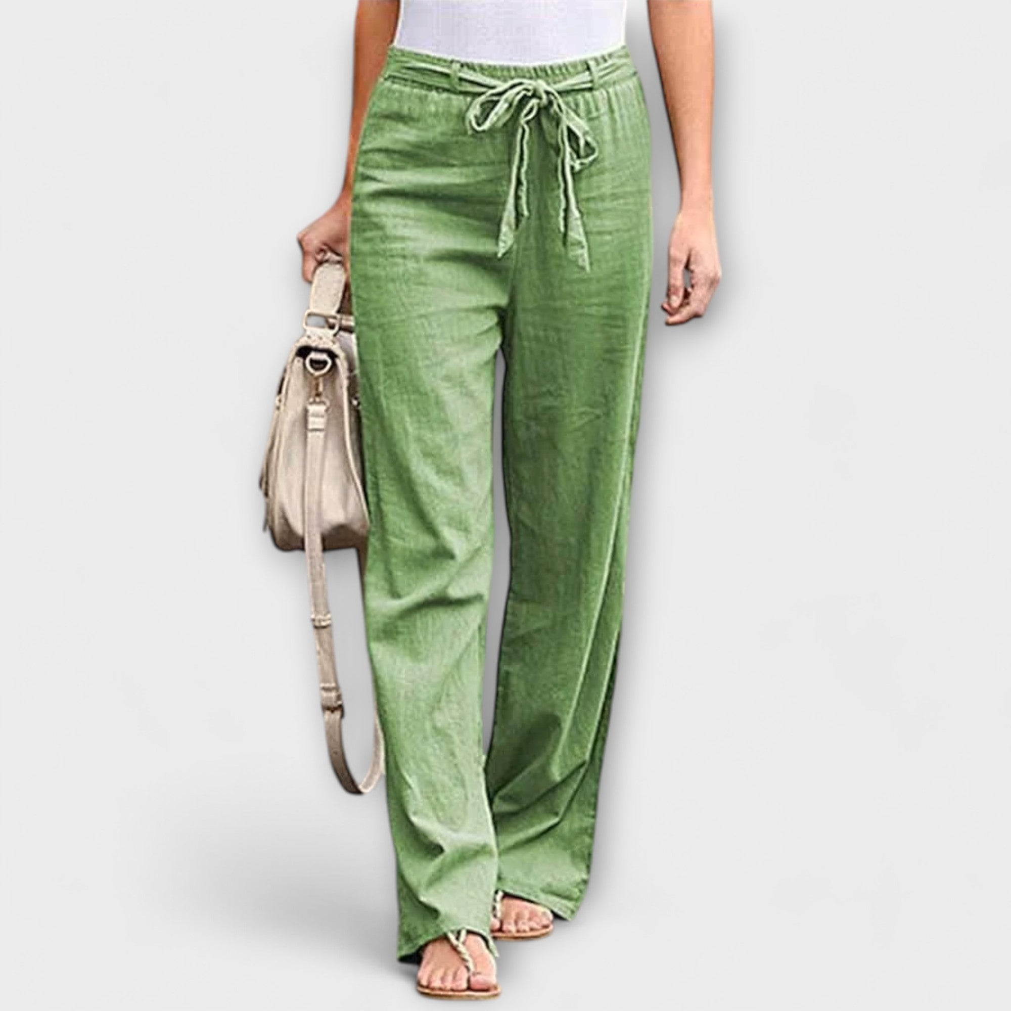 Loreen - Pantalones de lino ligero LuvaModa