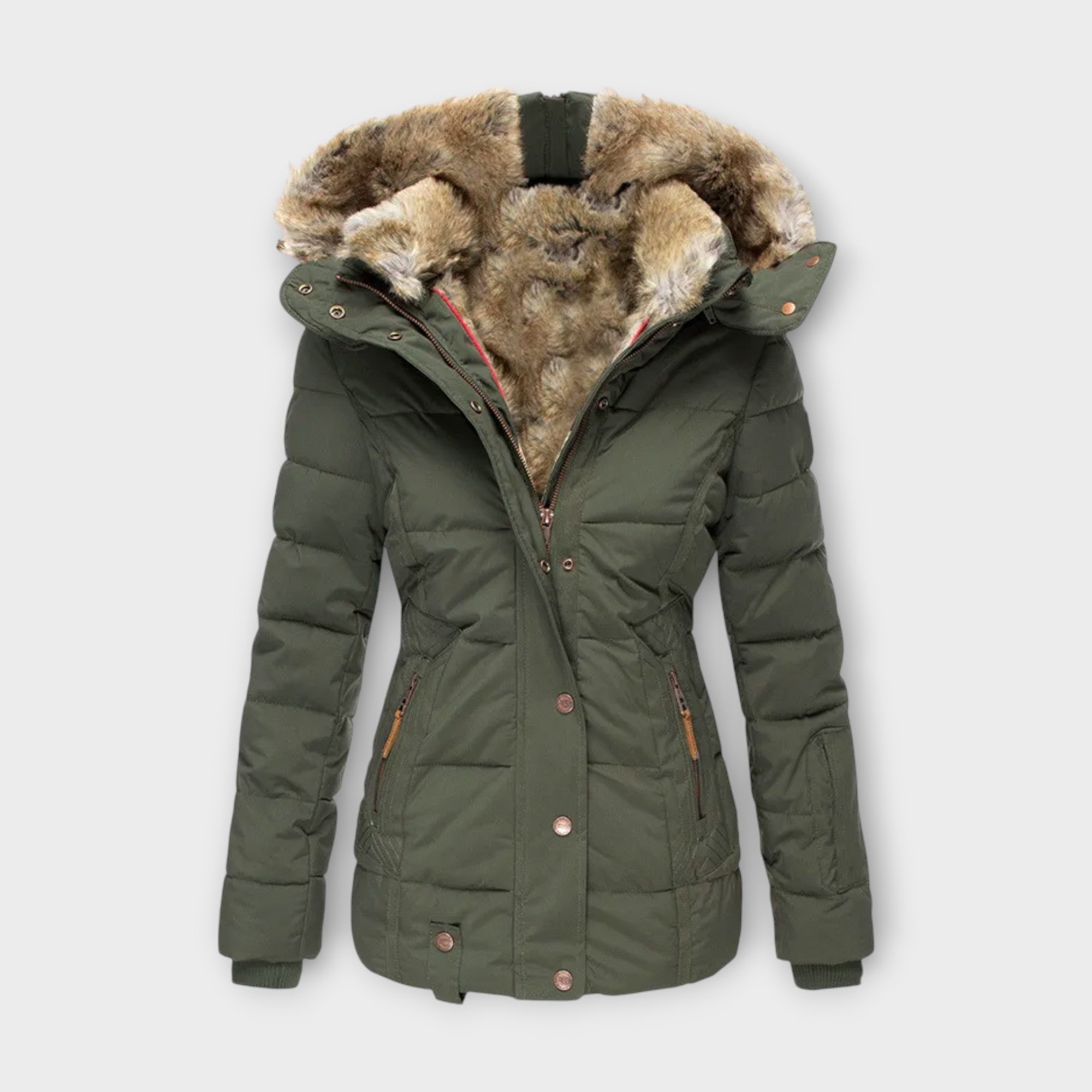 Emine - Chaqueta de cuero cómoda Luvamoda