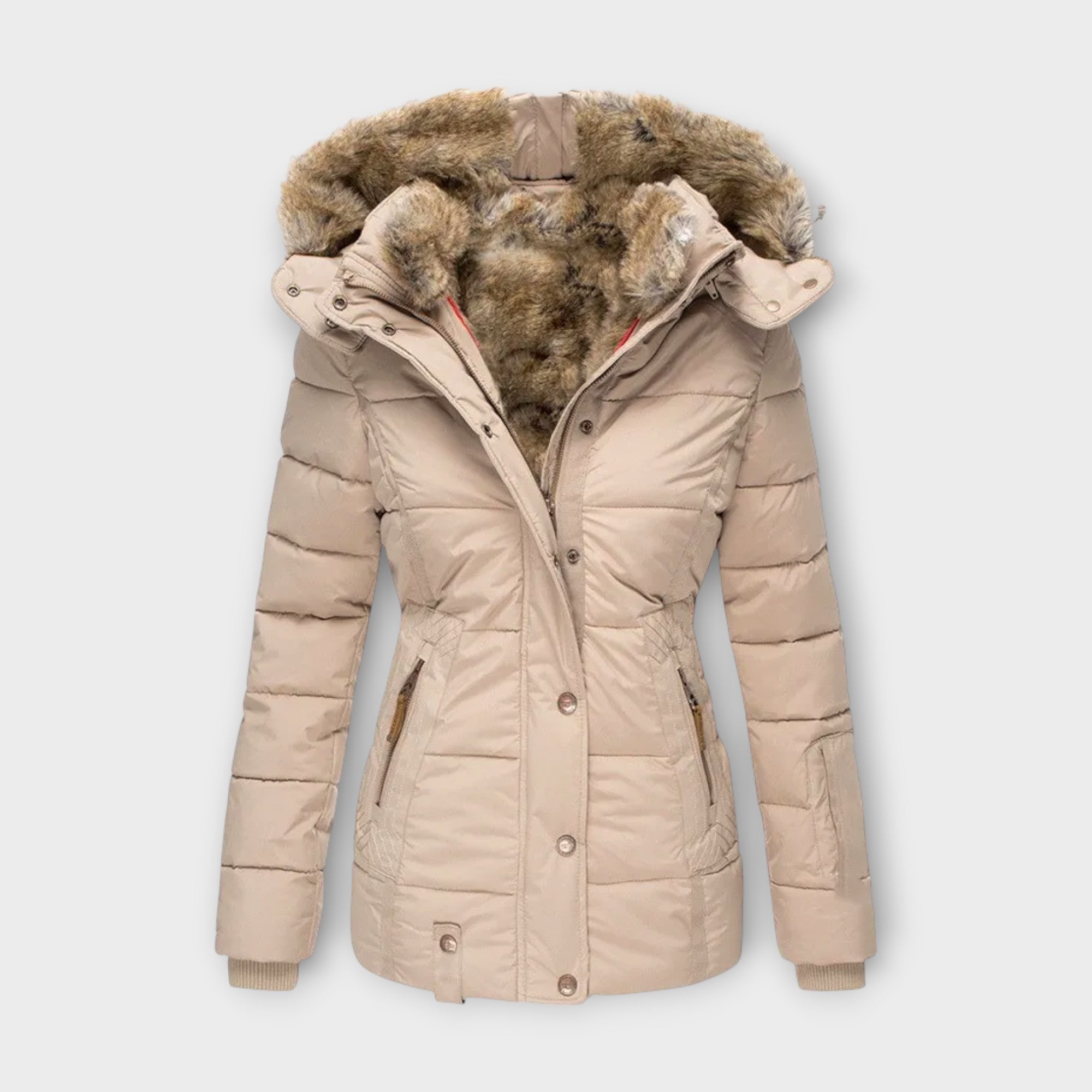 Emine - Chaqueta de cuero cómoda Luvamoda