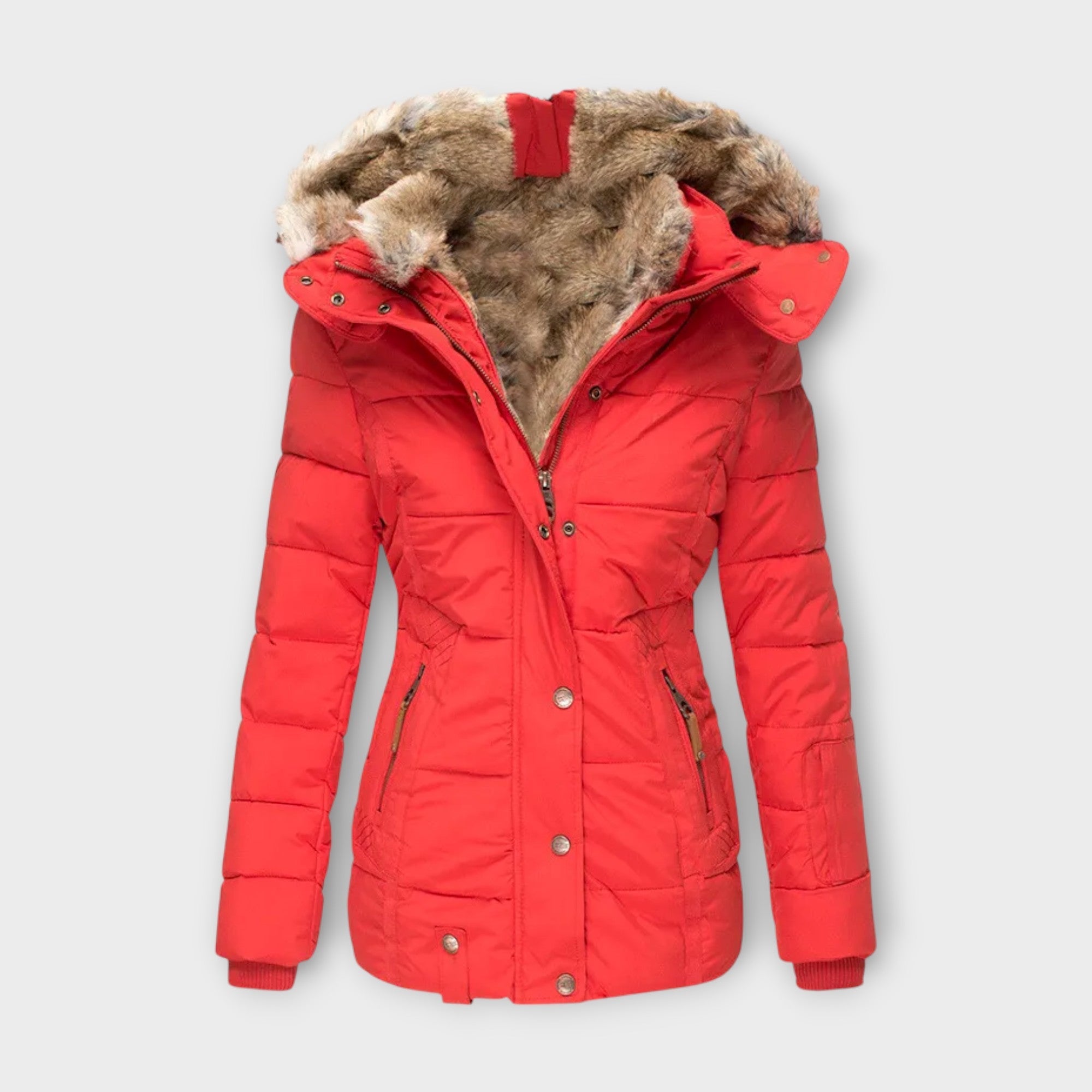 Emine - Chaqueta de cuero cómoda Luvamoda