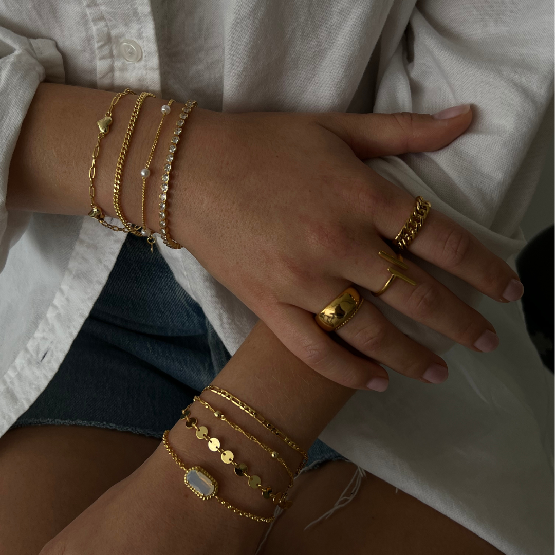 Pulsera de Oro del Amor y las Emociones LuvaModa