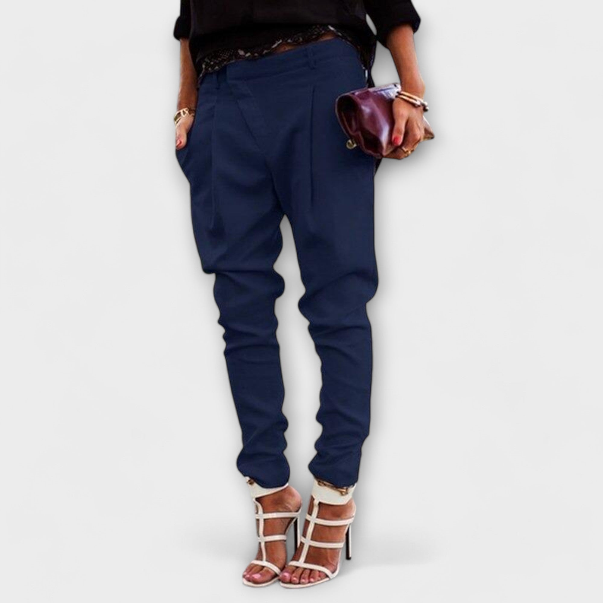 Pantalones de cintura alta LuvaModa