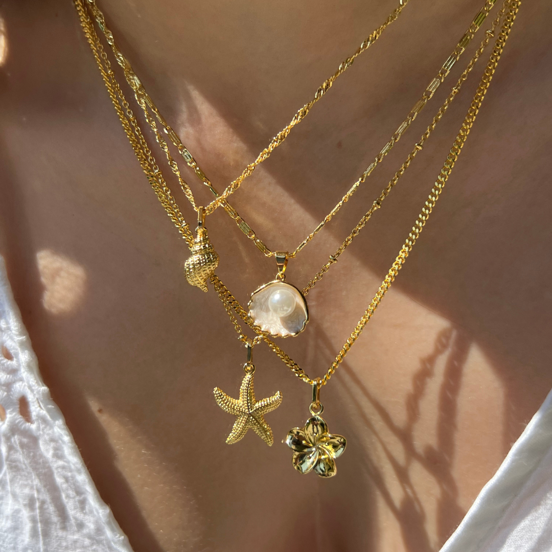Collar con diseño de concha LuvaModa
