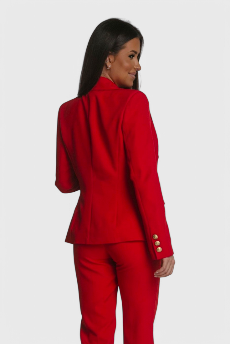 Conjunto elegante de blazer y pantalón Rosalin LuvaModa