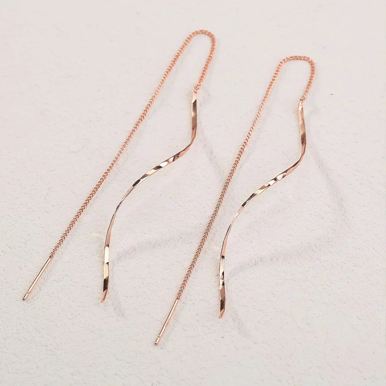 Pendientes con patrón de ondas largas LuvaModa