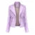 Chaqueta de cuero moderna con una línea elegante y un refinamiento atemporal Luvamoda