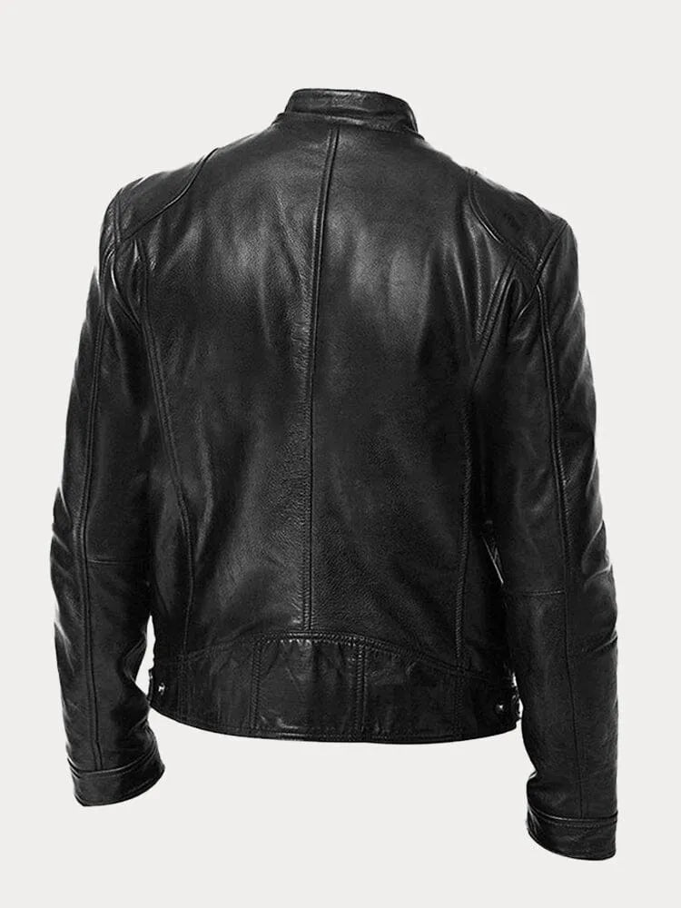 Carlos | Chaqueta de Cuero Elegante LuvaModa