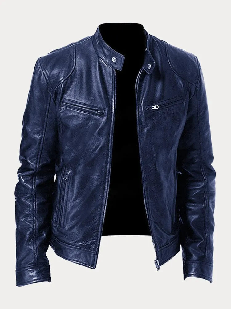 Carlos | Chaqueta de Cuero Elegante LuvaModa