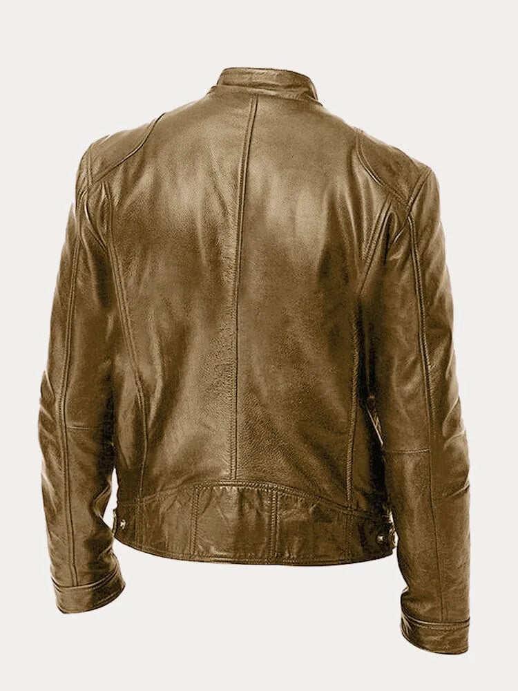 Carlos | Chaqueta de Cuero Elegante LuvaModa