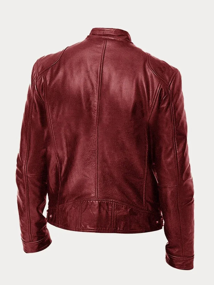 Carlos | Chaqueta de Cuero Elegante LuvaModa
