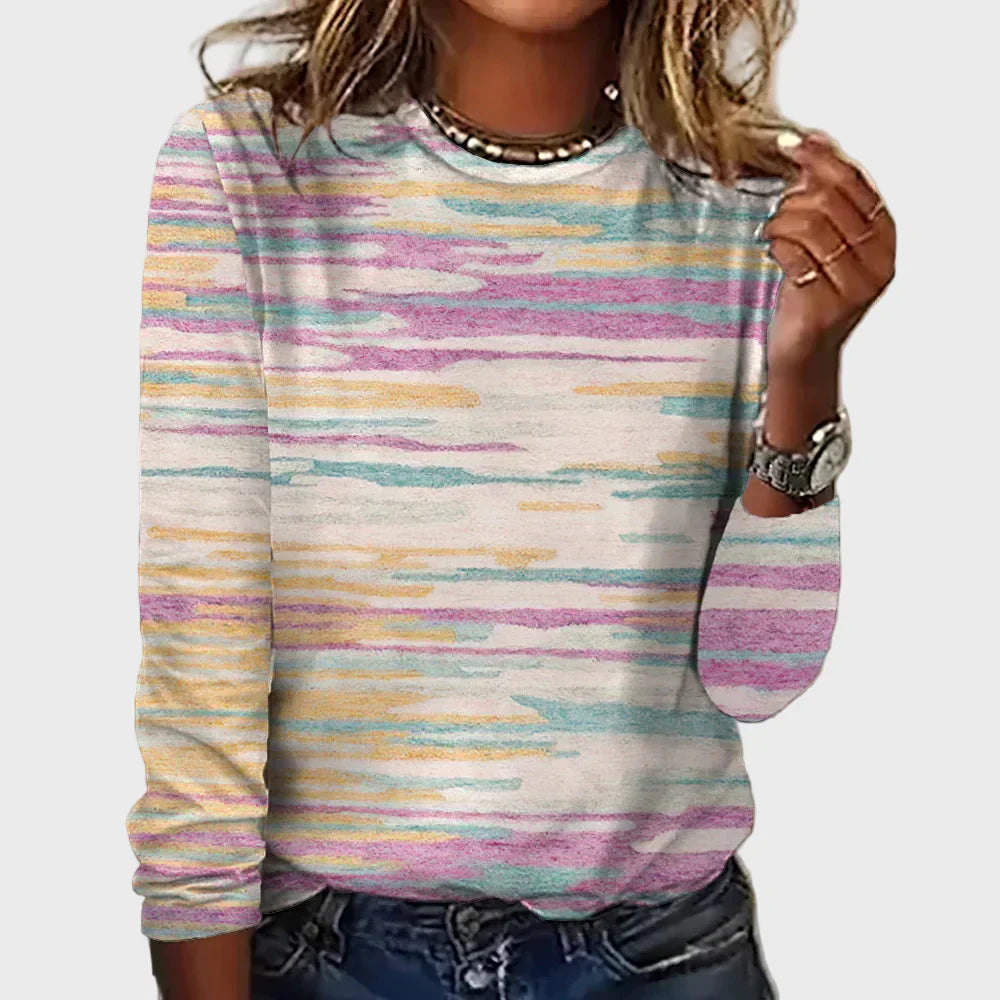 Top de punto con mangas largas Luvamoda