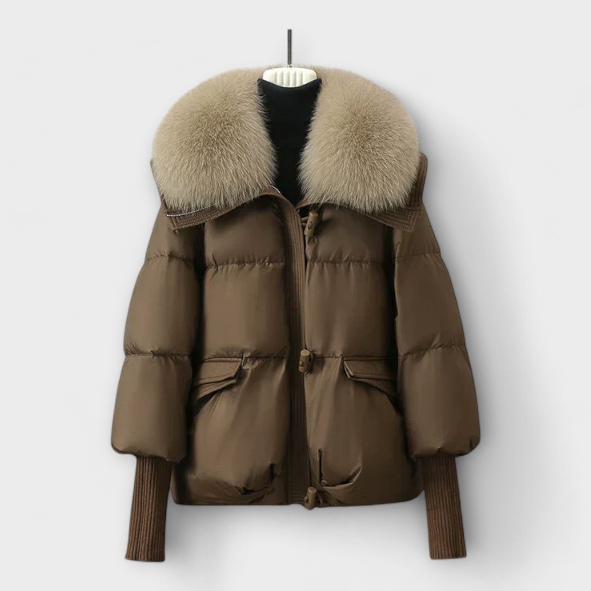 Lucina - Chaqueta de piel con estilo Luvamoda