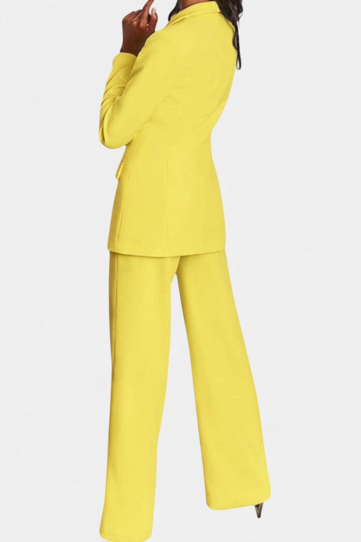Conjunto de chaqueta y pantalones anchos Marnie hechos a medida LuvaModa