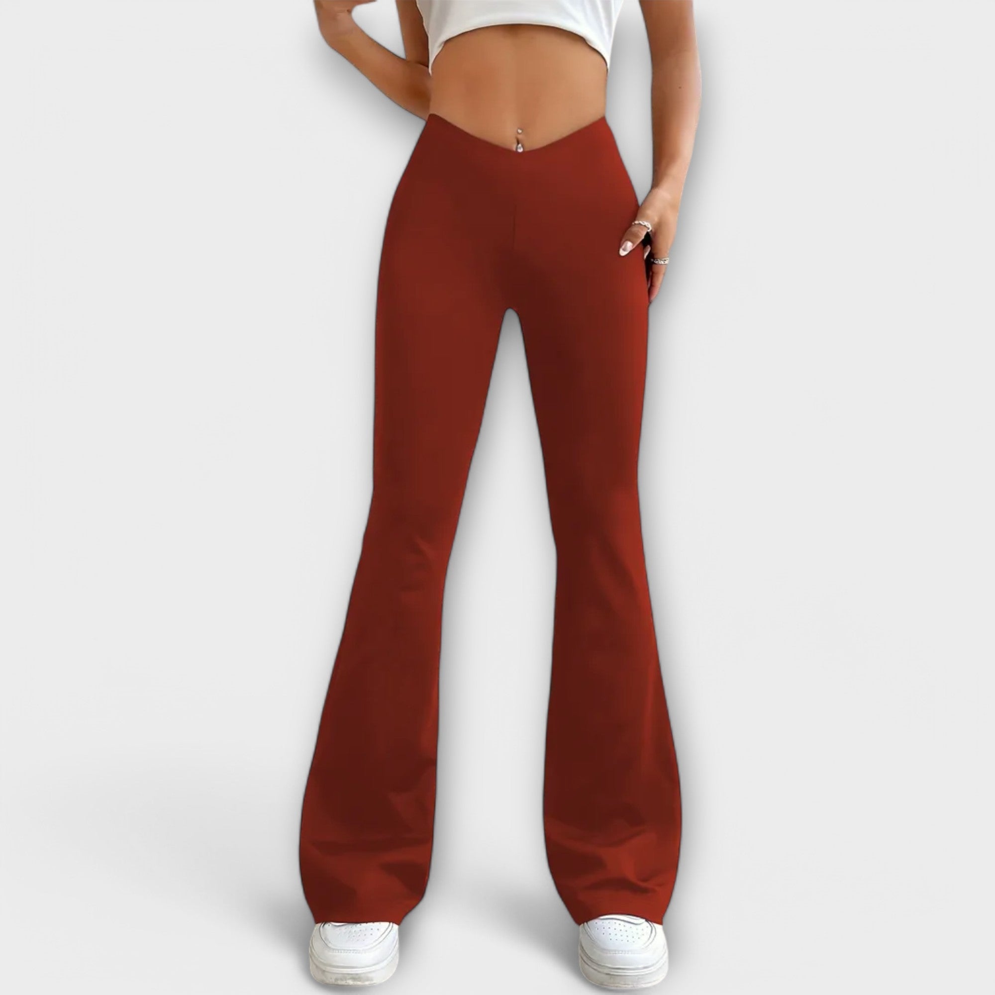 Serena - Pantalones anchos con campana LuvaModa