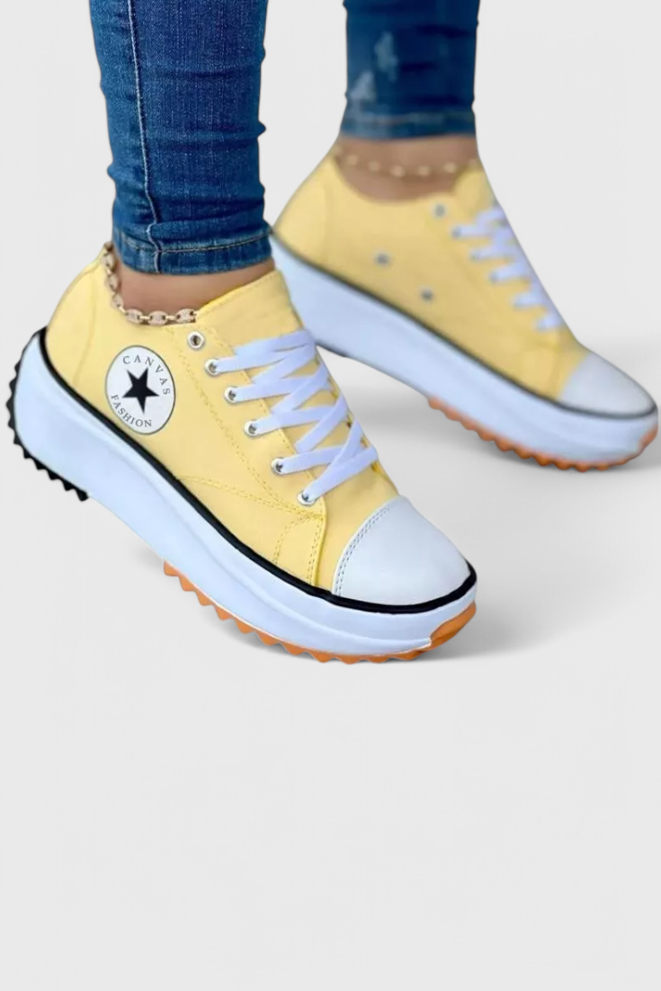 Zapatillas de lona gruesas Taya LuvaModa