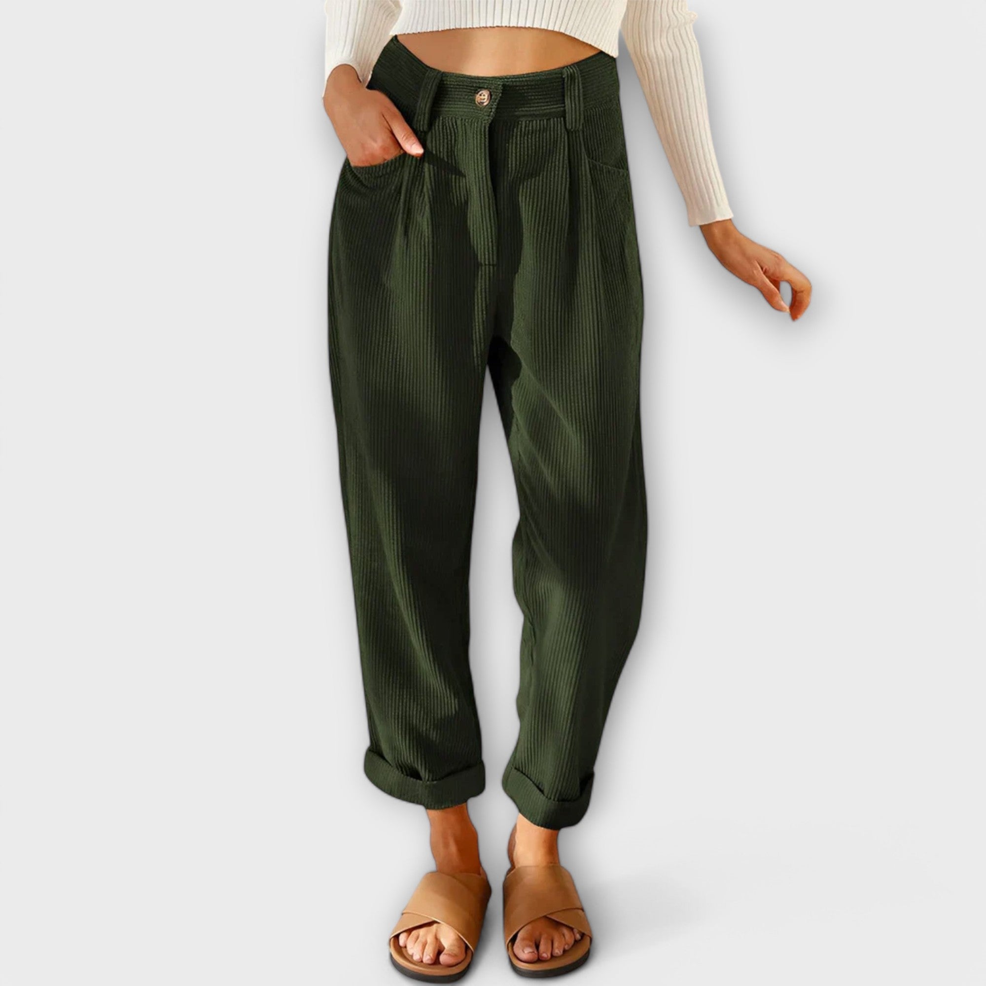 Jana - Pantalones de campana de moda LuvaModa