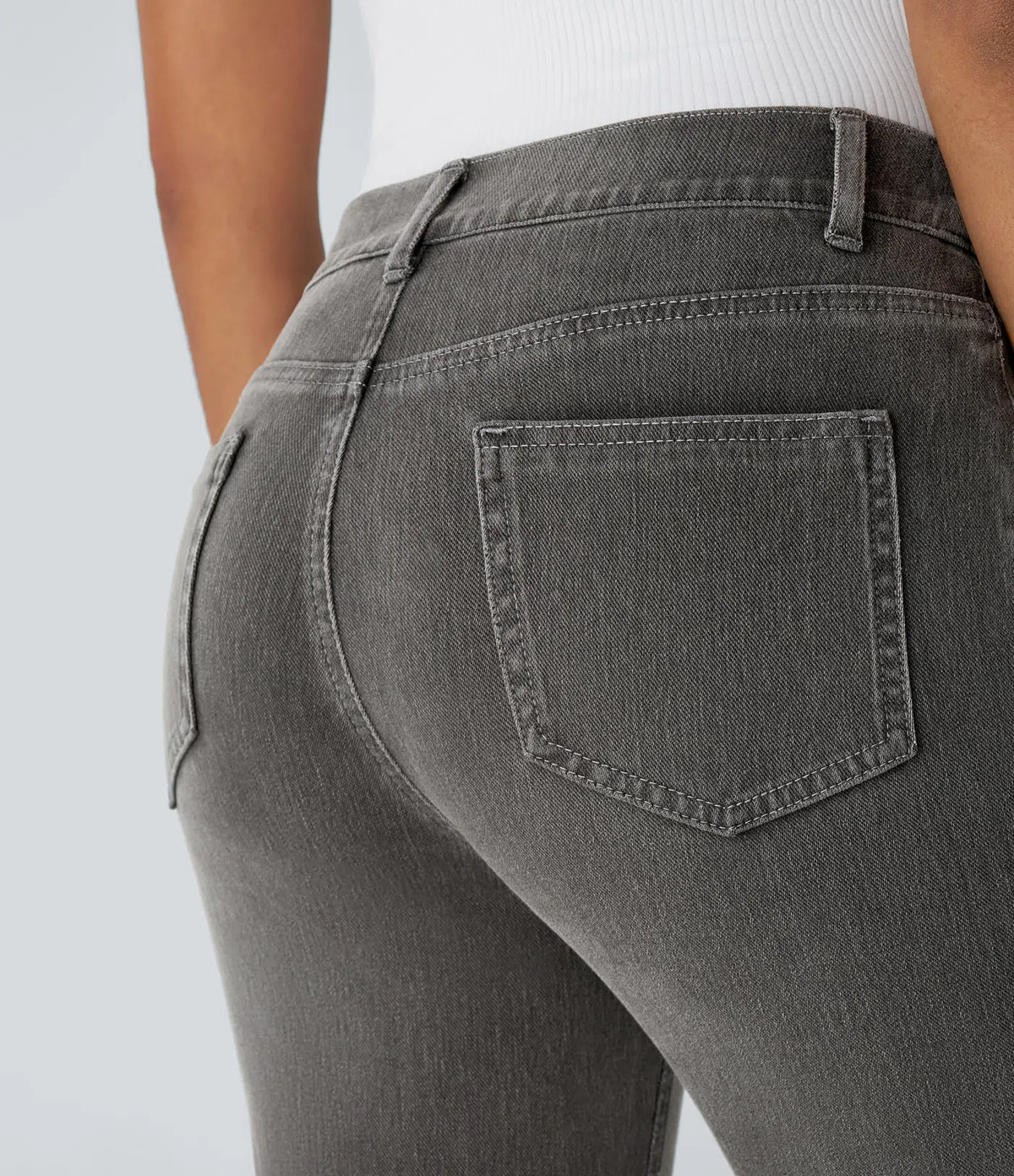 Pantalones elásticos y cómodos con cintura alta LuvaModa