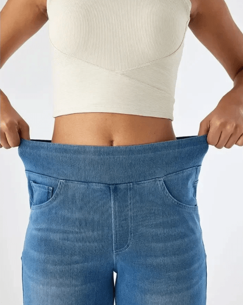 Pantalones cómodos con cintura elástica LuvaModa