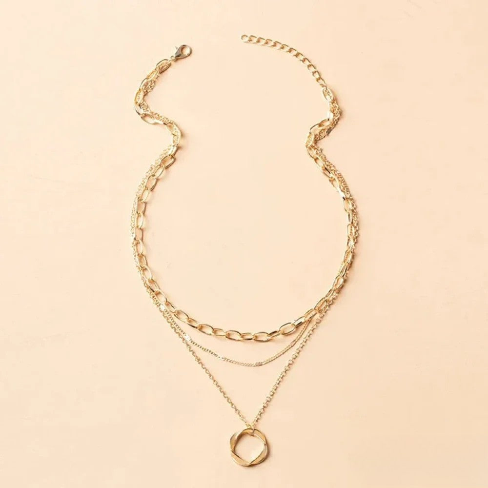 Collar retro Capa de Oro LuvaModa