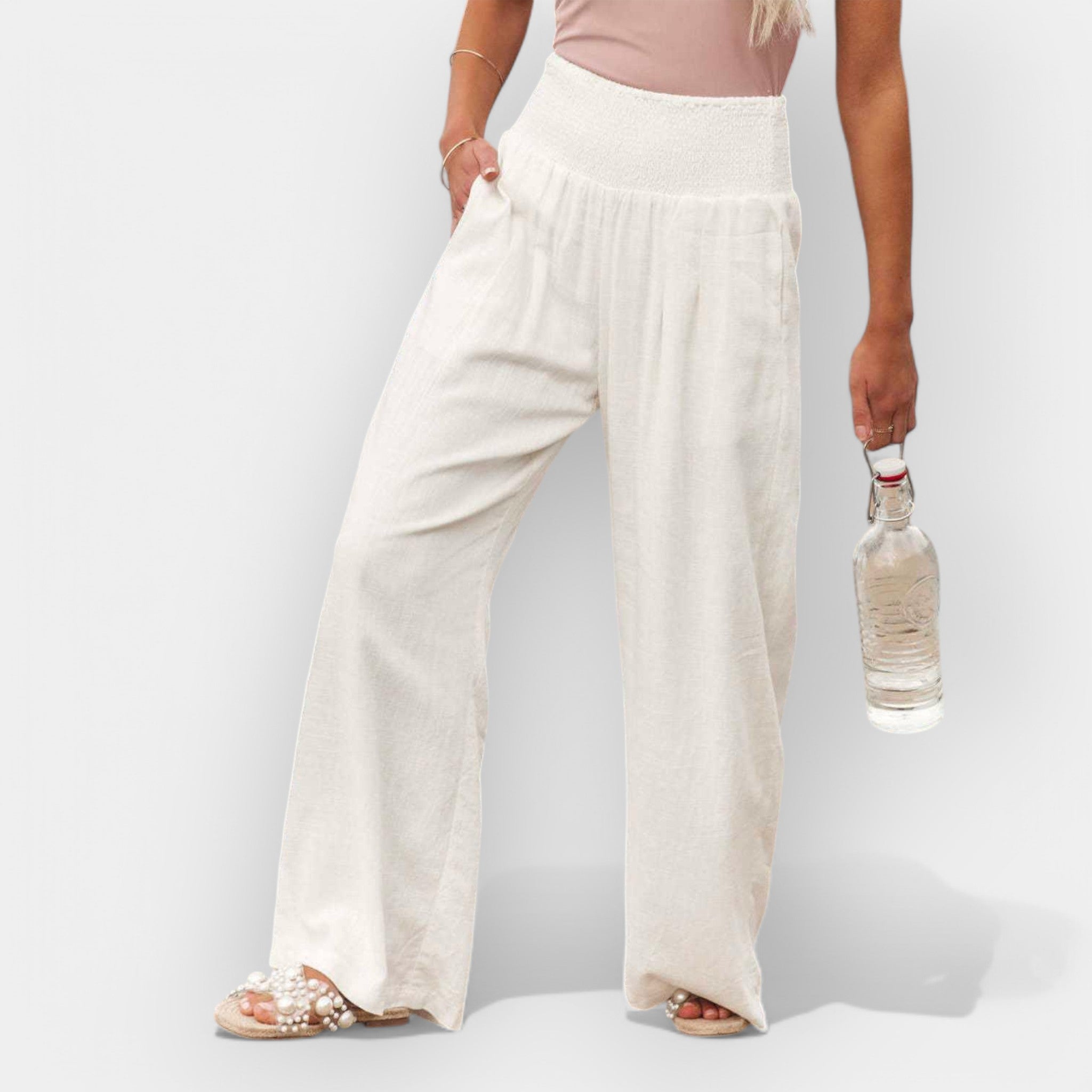 Pantalones anchos cómodos LuvaModa