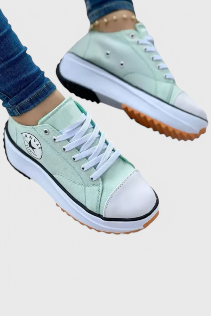 Zapatillas de lona gruesas Taya LuvaModa