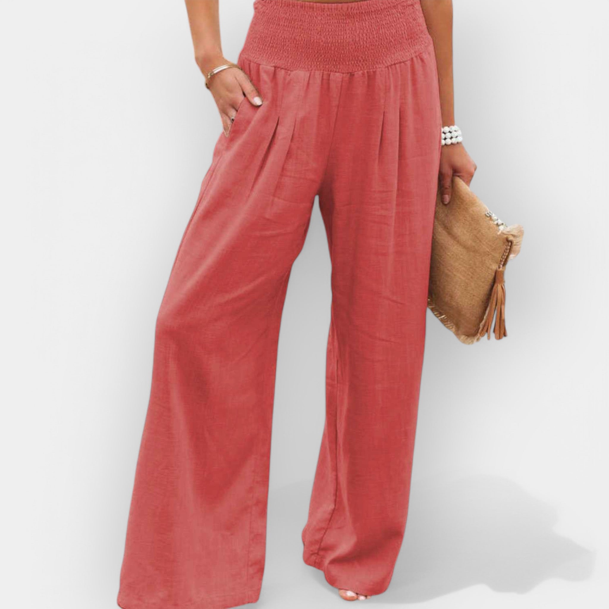 Pantalones anchos cómodos LuvaModa