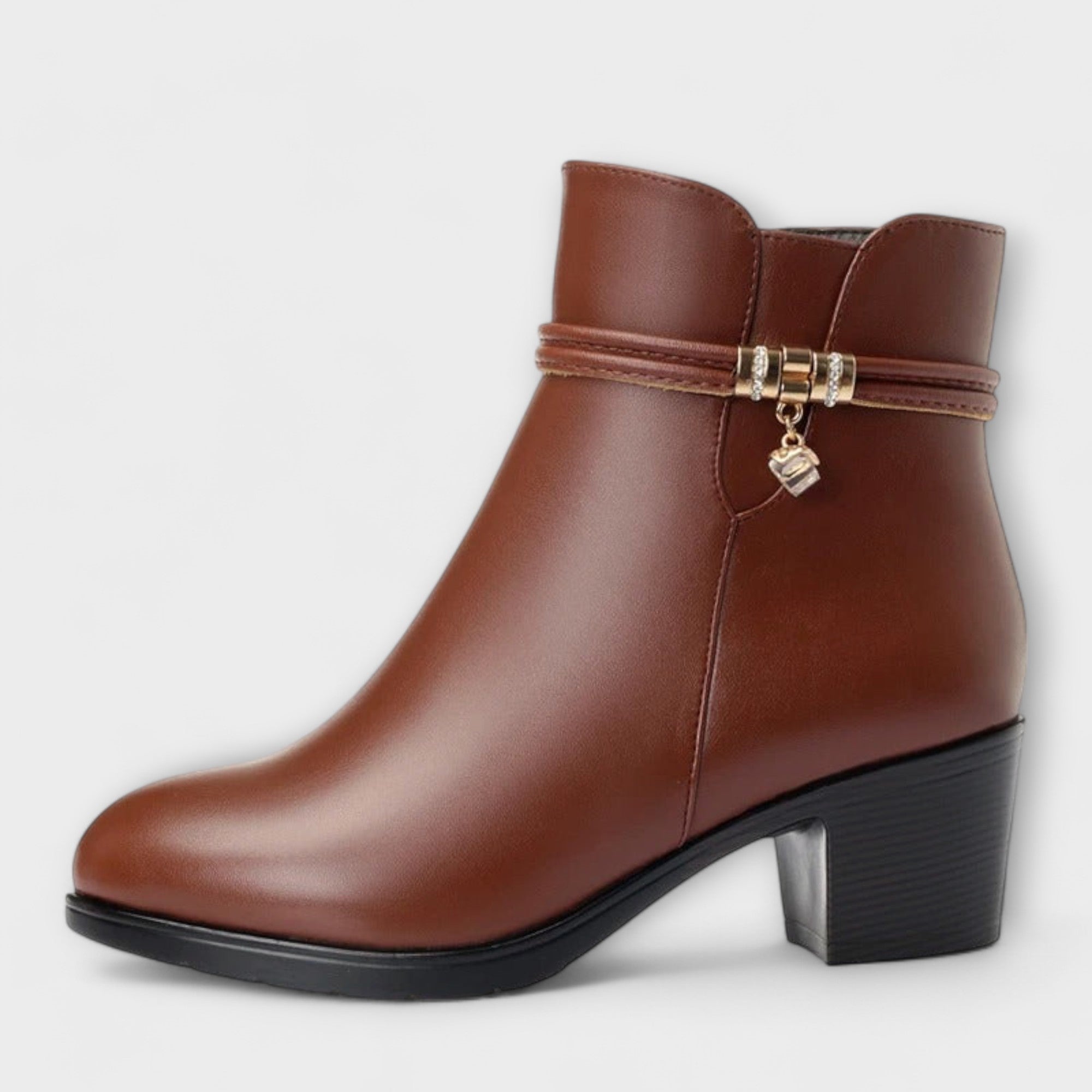 Frederika - Elegantes botas de invierno con cremallera LuvaModa