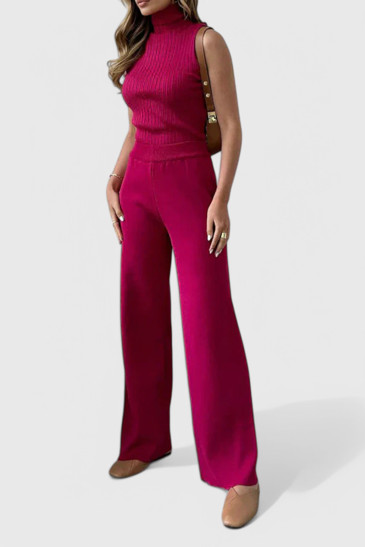 Conjunto de tres piezas de punto Mahalia LuvaModa