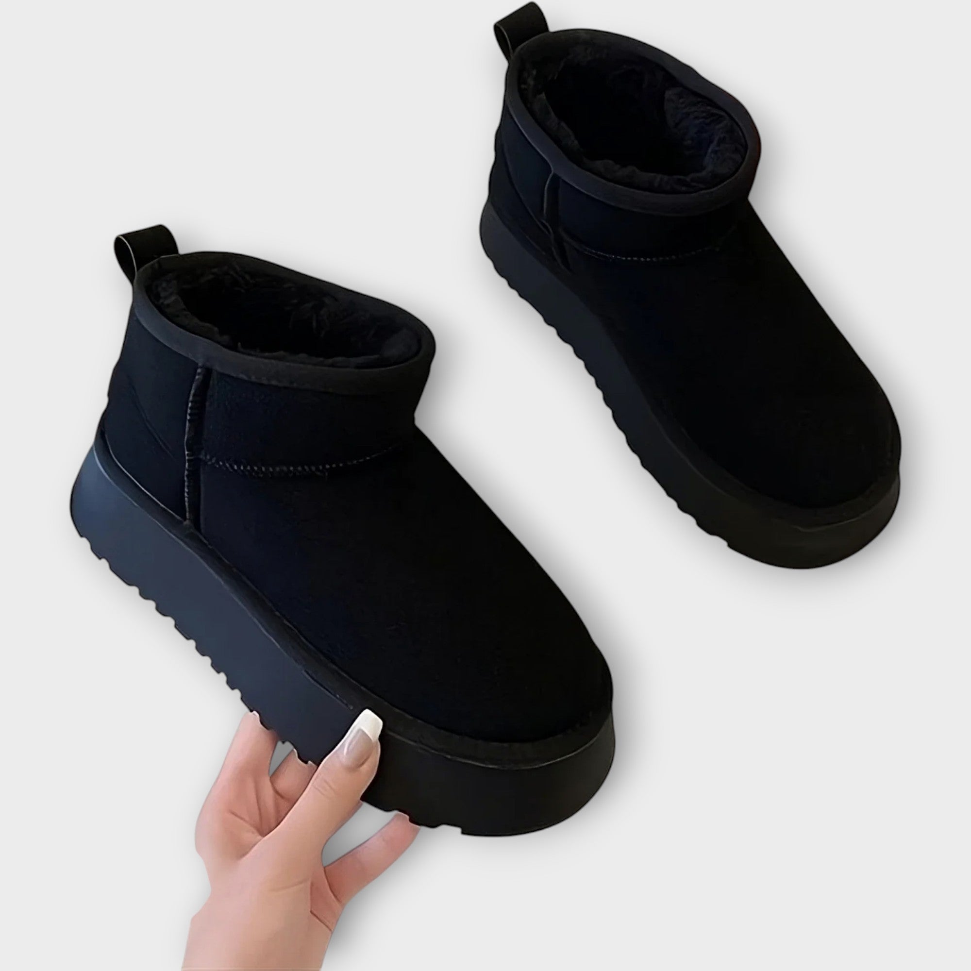 Botas de gamuza cómodas con forro rico LuvaModa